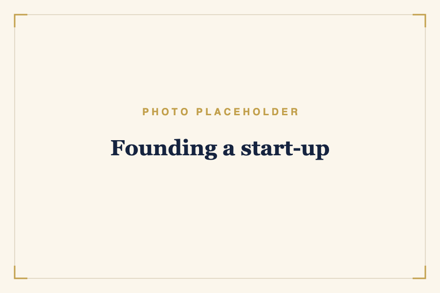 Founding a start-up