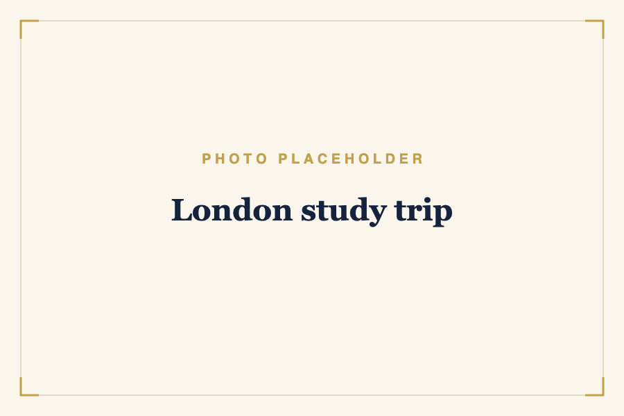 London study trip