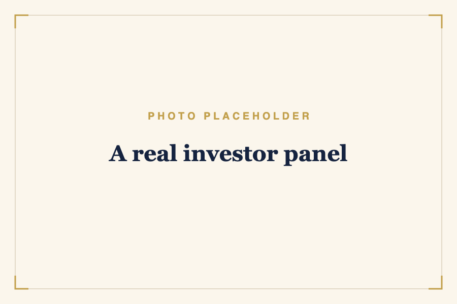 A real investor panel