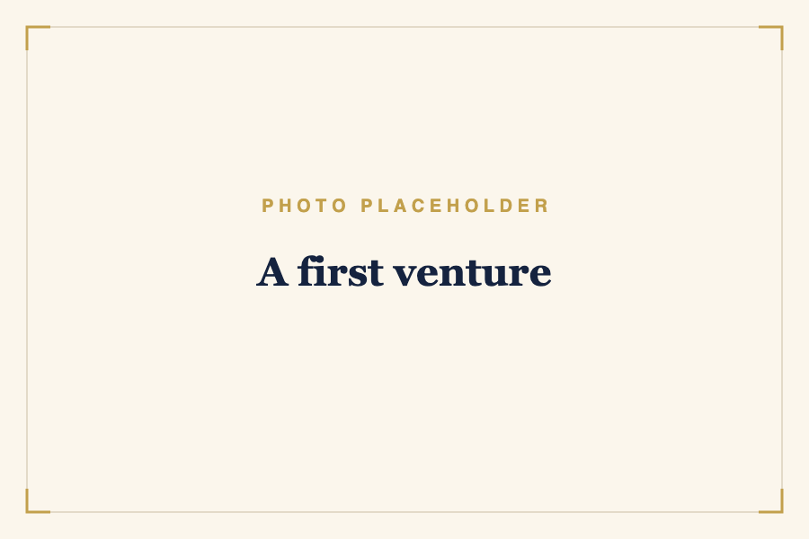 A first venture
