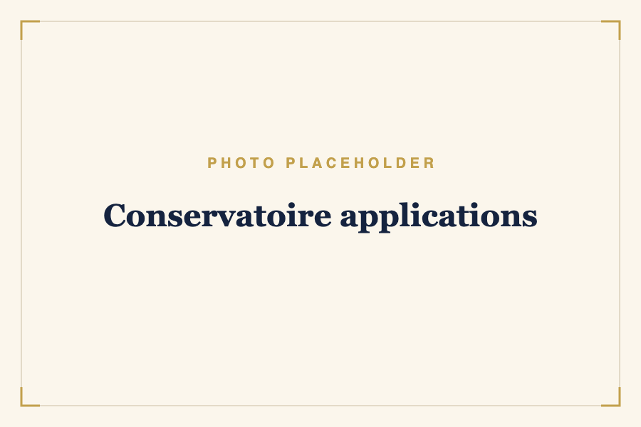 Conservatoire applications