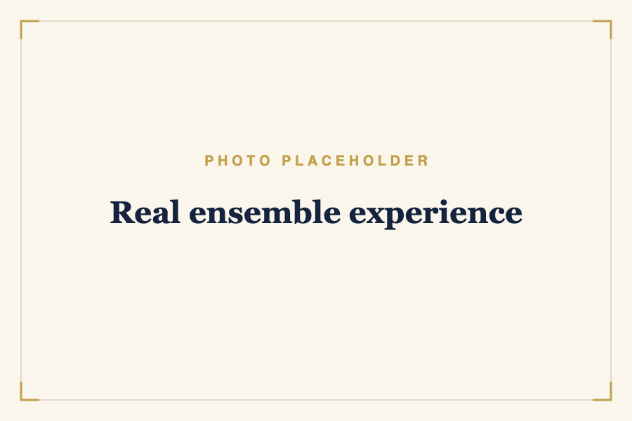 Real ensemble experience