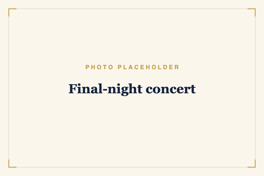 Final-night concert