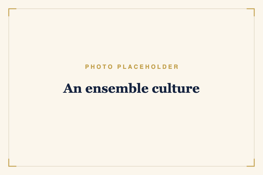 An ensemble culture