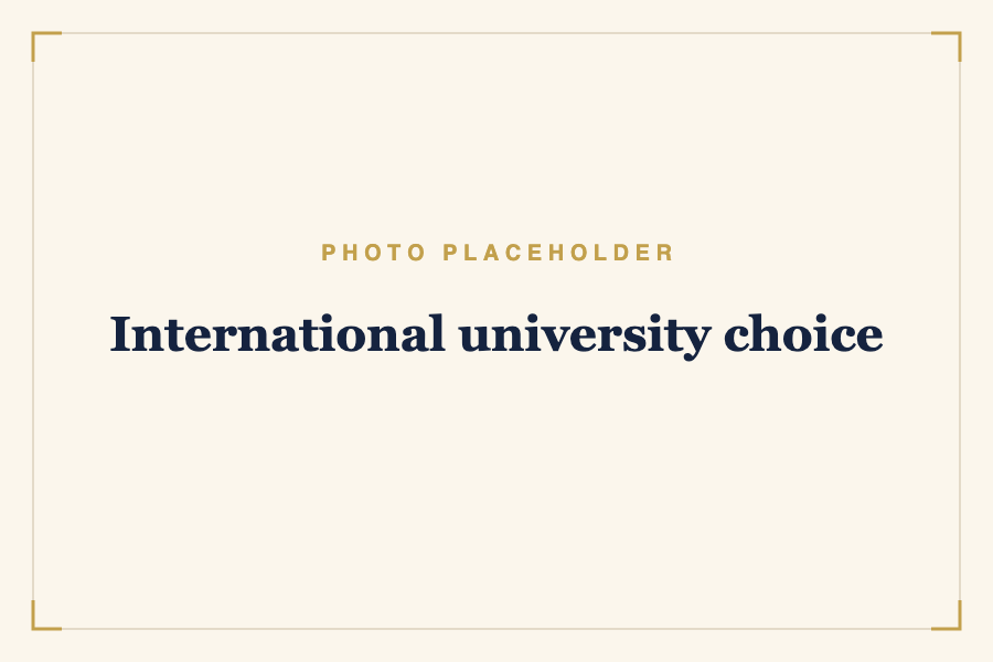 International university choice