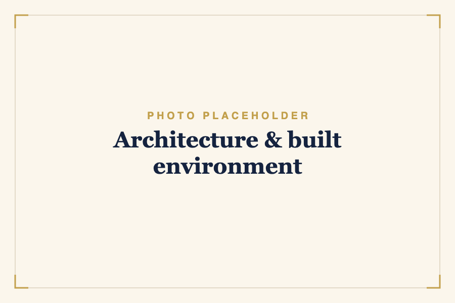 Architecture & built environment