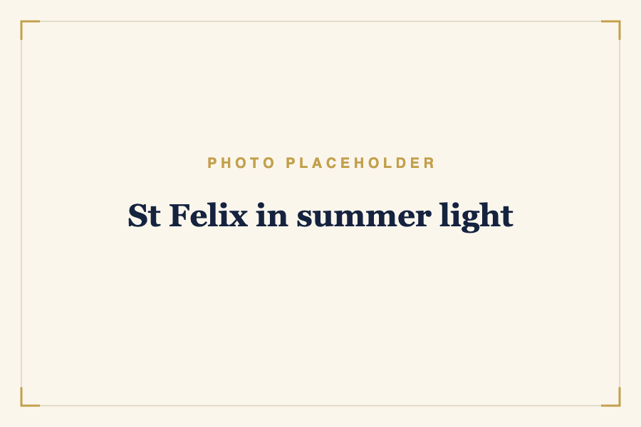 St Felix in summer light