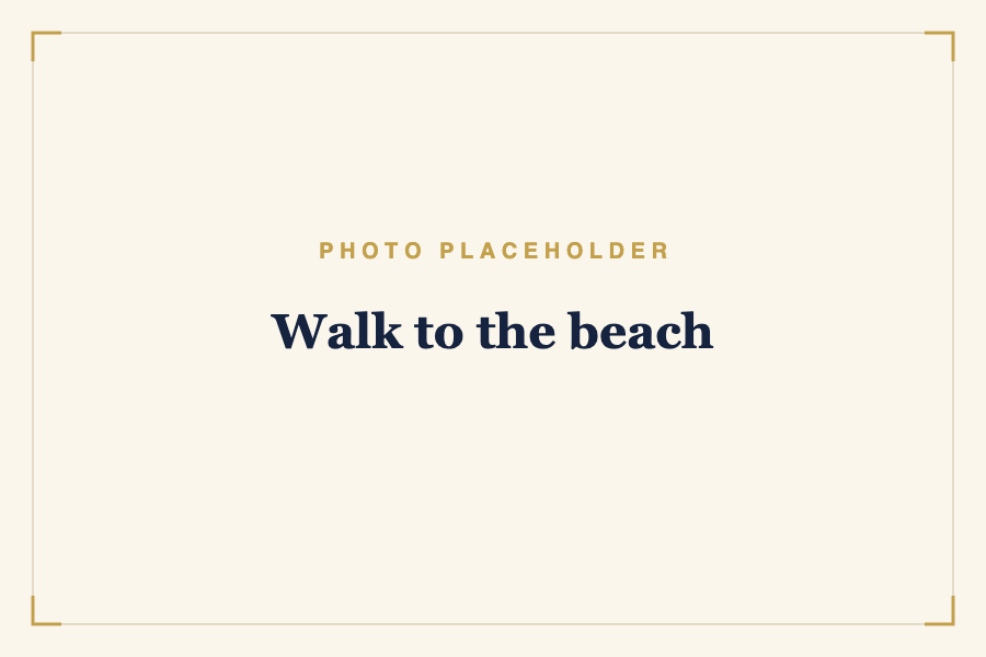 Walk to the beach
