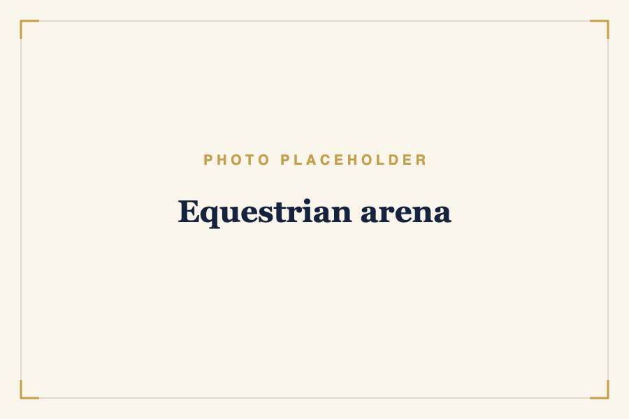 Equestrian arena