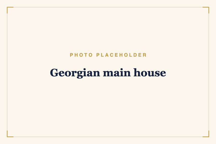 Georgian main house