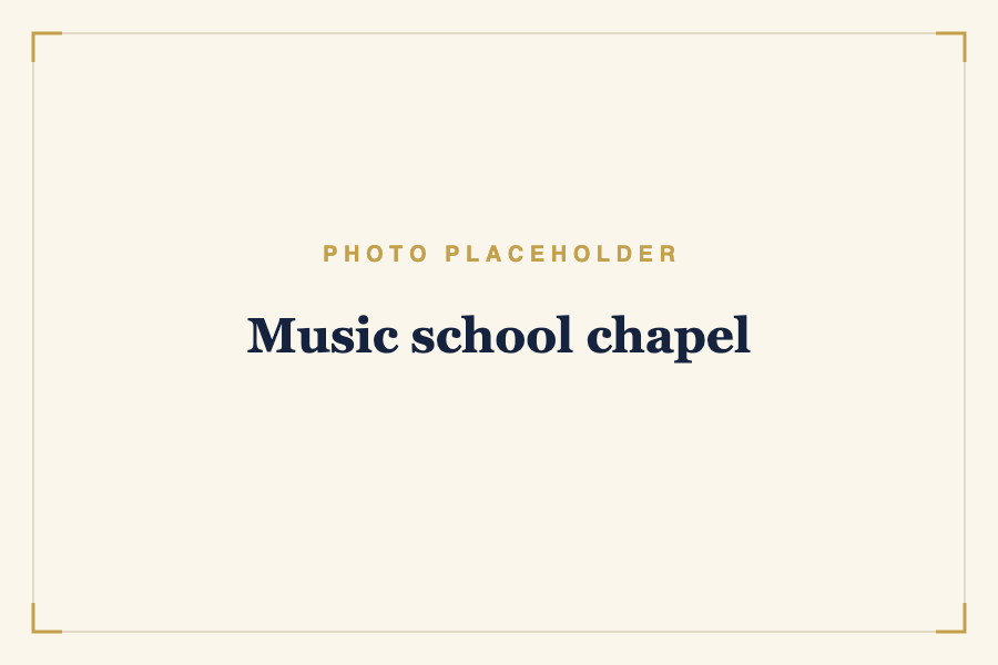 Music school chapel
