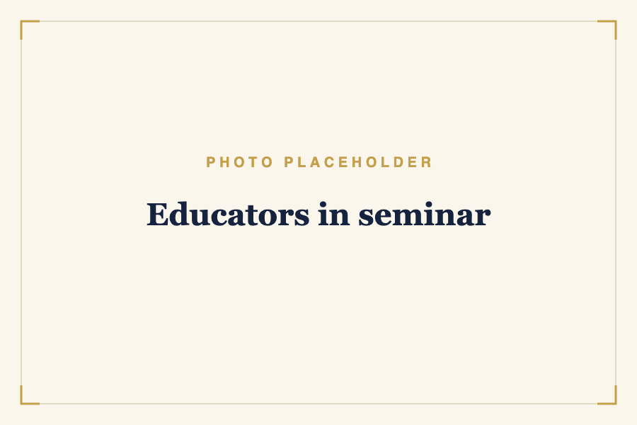 Educators in seminar